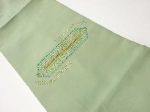 リサイクル　変わり織抽象模様織り出し名古屋帯